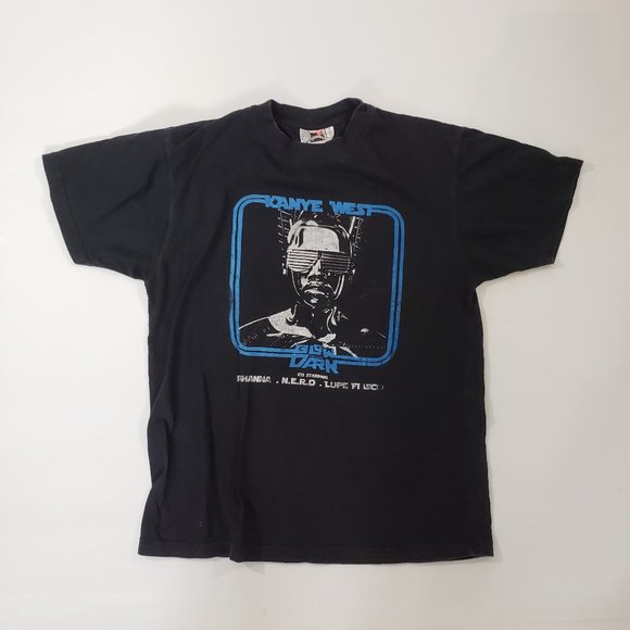 Kanye west glow in the dark tour  small size unisex 2008 rihanna nerd - Picture 2 of 7
